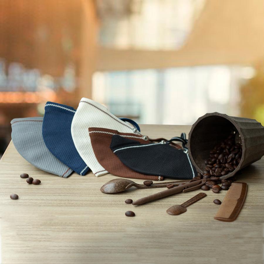 コーヒーかすから作られた製品